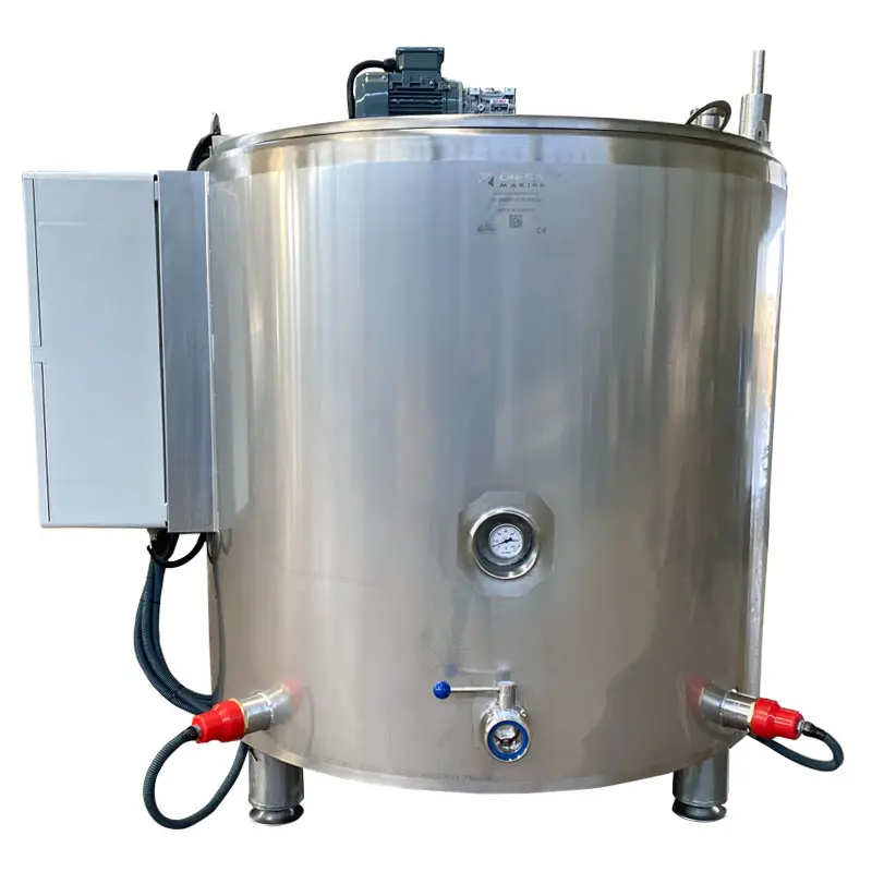 Rezervor pentru prepararea laptelui de 1 tonă