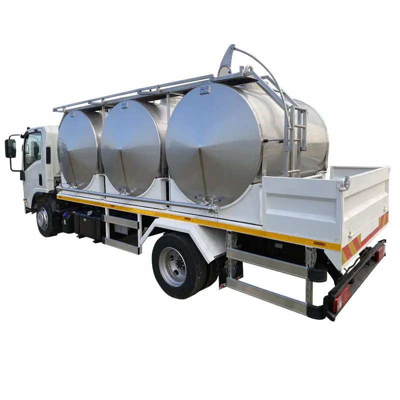 Rezervoare pentru transportul laptelui cu camioane