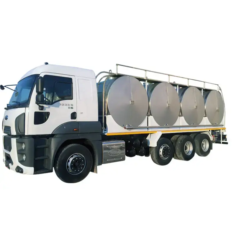 Süt Nakil Tankı Kırkayak Kamyon Üzeri