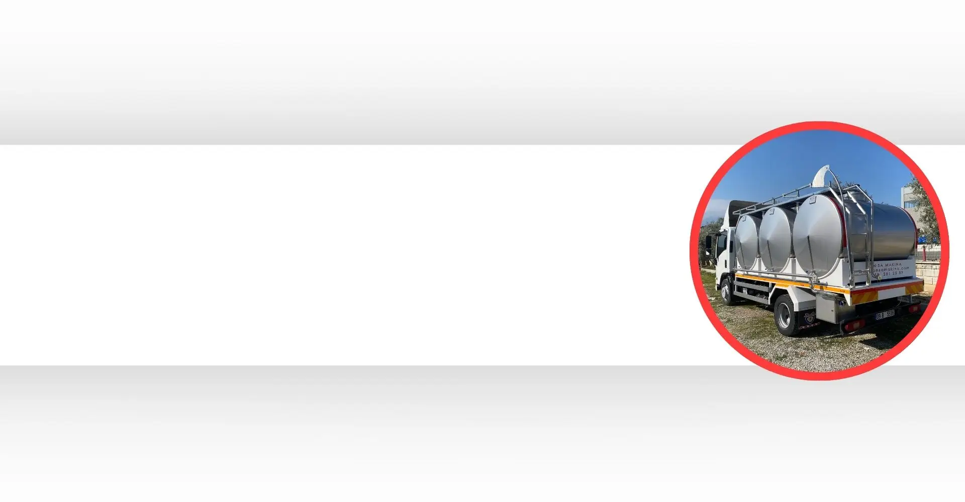 Milk transport tanks